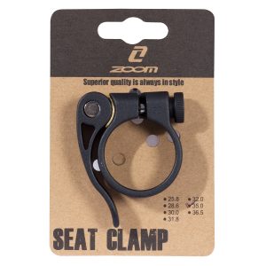 Collerín Zoom C/Bloqueo 34.9Mm Alum. Negro At-101 Tcmo